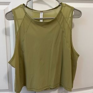 Lululemon Sculpt cropped tank!